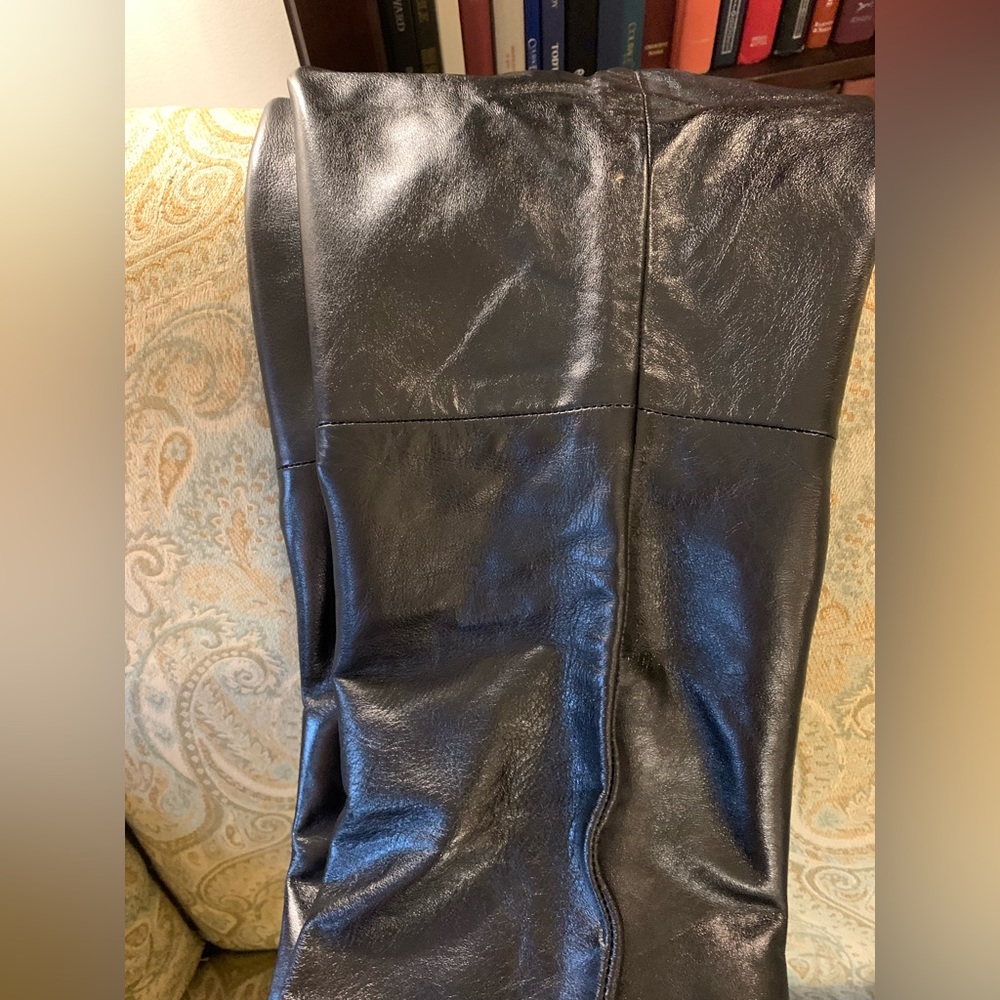 Buttery Soft Leather Pants, Side Zip Size 2